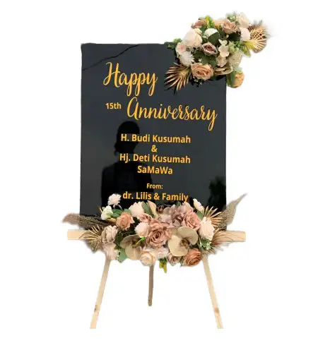 Papan Bunga Akrilik Gendoang