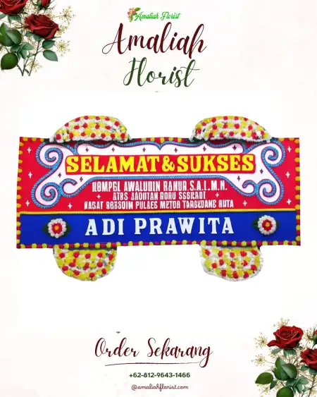 Papan Bunga Ucapan Selamat Gendoang